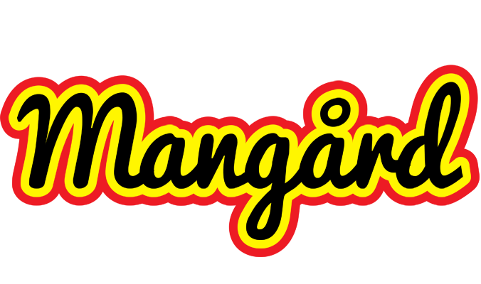 Mangård flaming logo