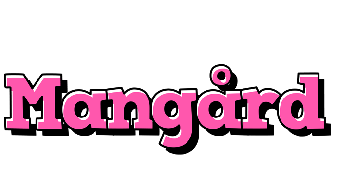 Mangård girlish logo