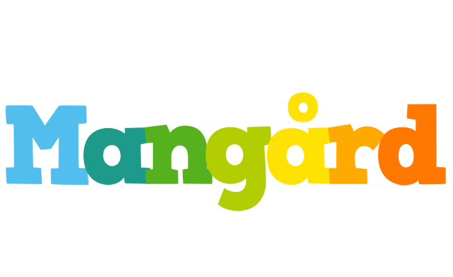 Mangård rainbows logo