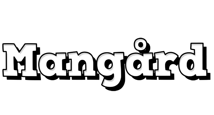 Mangård snowing logo