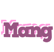 Mang relaxing logo