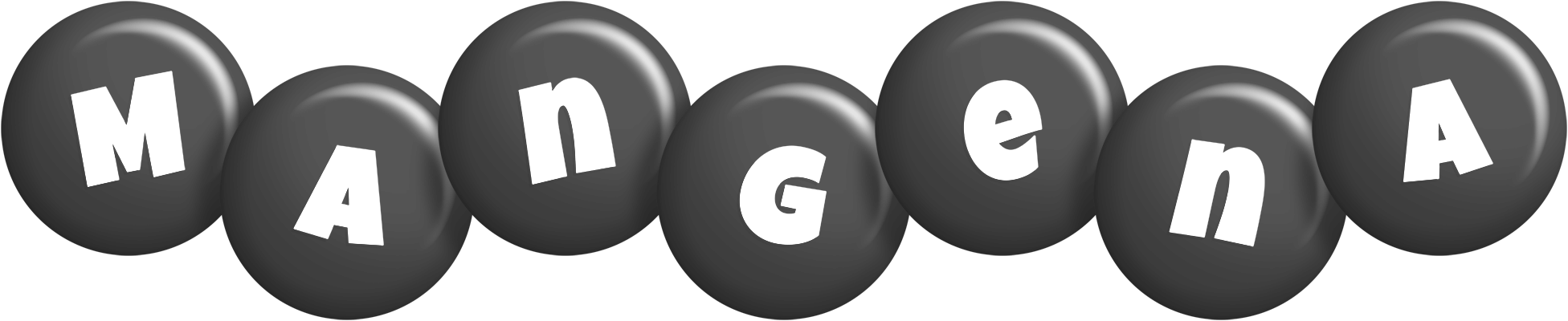 Mangena candy-black logo
