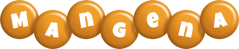 Mangena candy-orange logo