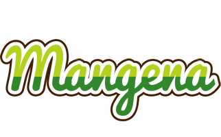 Mangena golfing logo