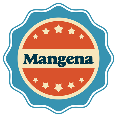Mangena labels logo
