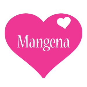 Mangena love-heart logo