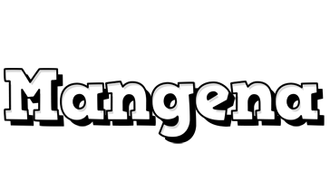 Mangena snowing logo