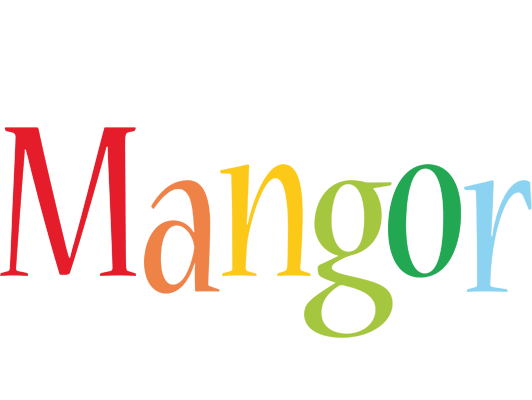 Mangor birthday logo