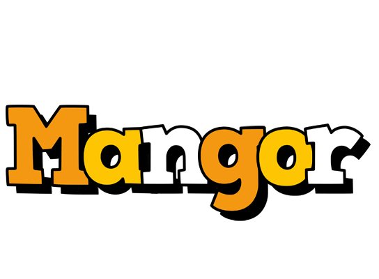 Mangor cartoon logo