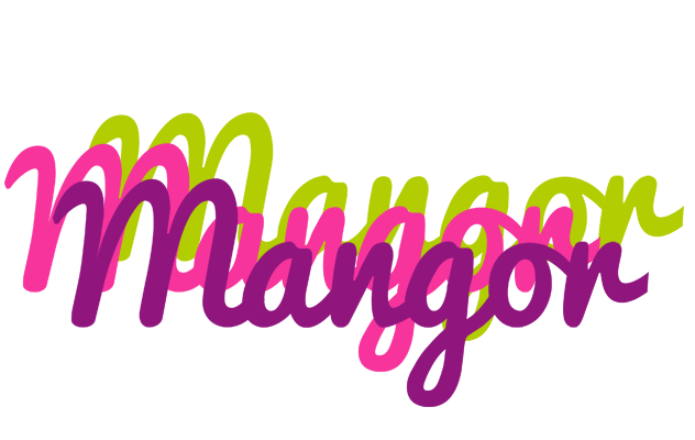 Mangor flowers logo