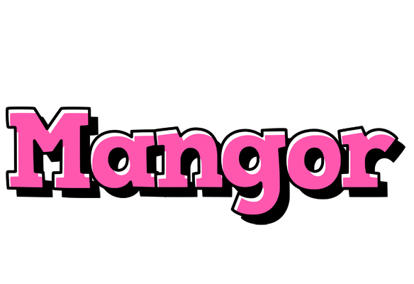 Mangor girlish logo
