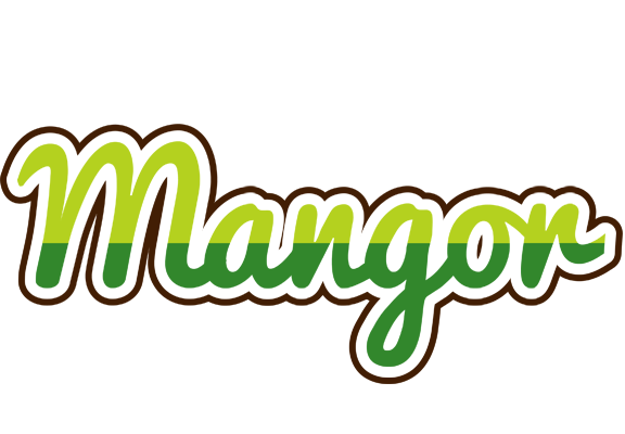 Mangor golfing logo