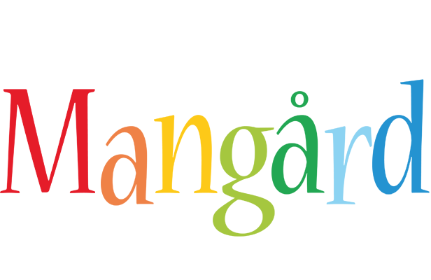Mangård birthday logo