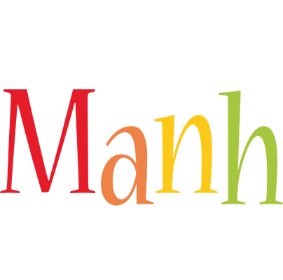 Manh birthday logo