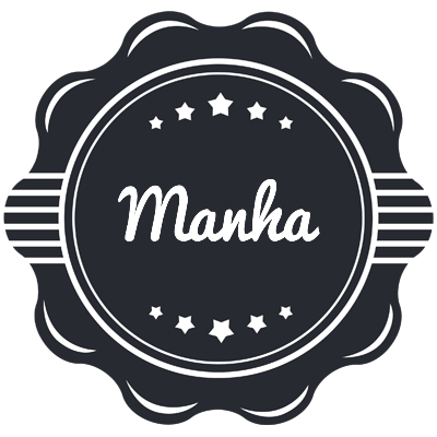 Manha badge logo