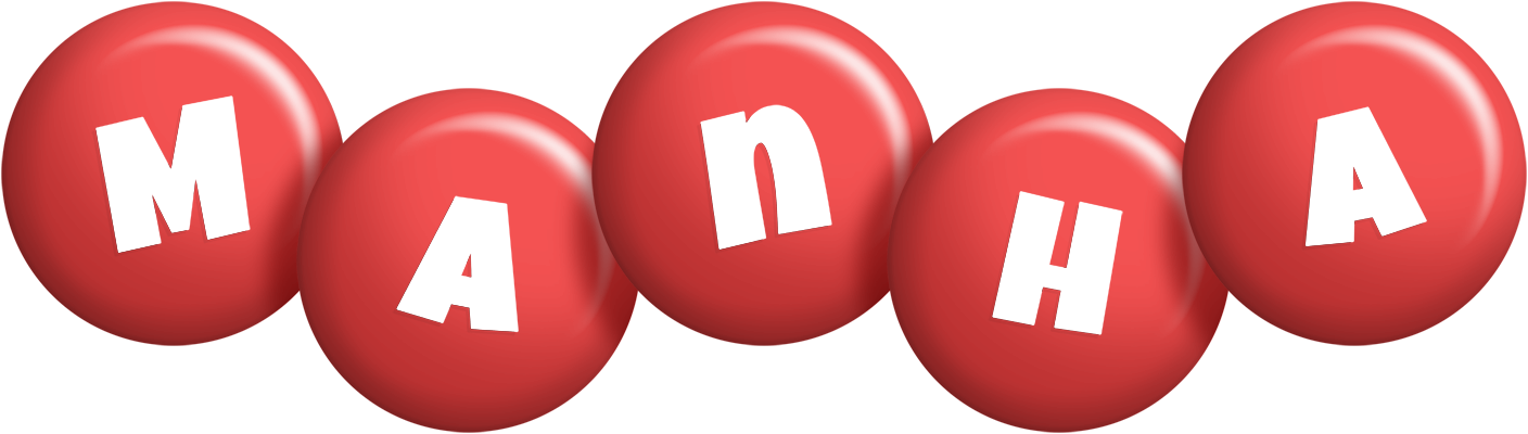 Manha candy-red logo