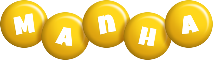 Manha candy-yellow logo