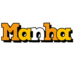 Manha cartoon logo