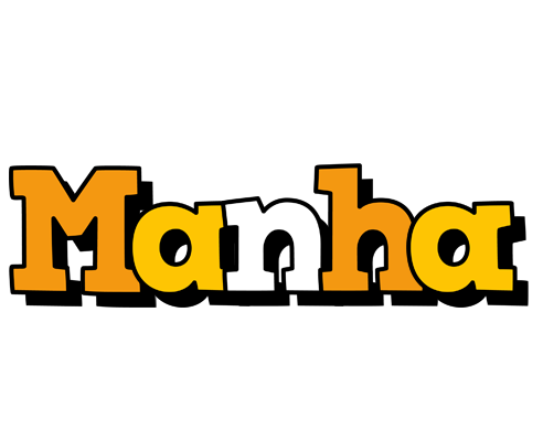 Manha cartoon logo