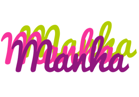 Manha flowers logo