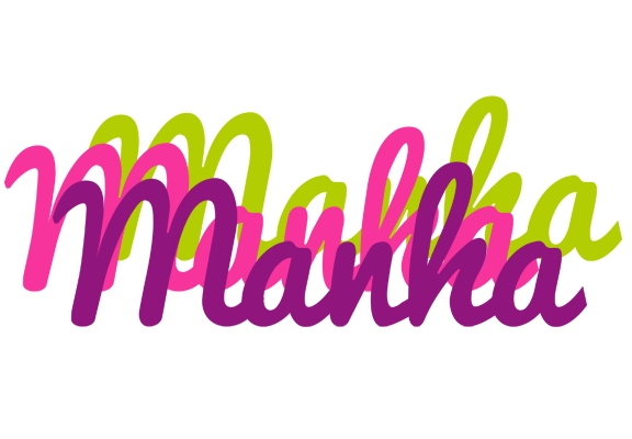 Manha flowers logo