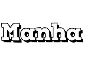 Manha snowing logo
