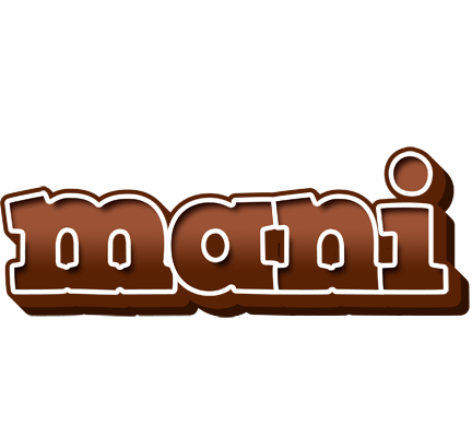 Mani brownie logo
