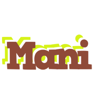 Mani caffeebar logo