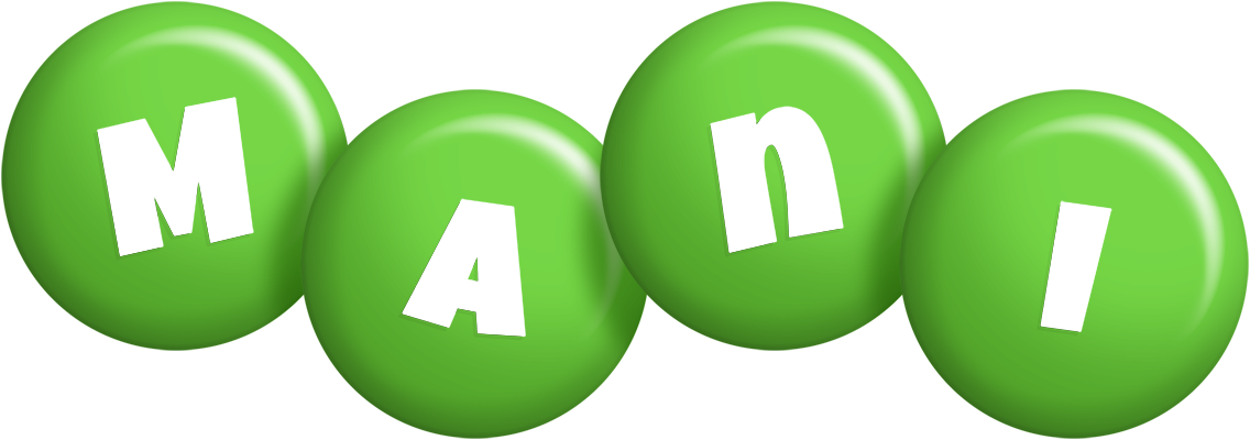 Mani candy-green logo