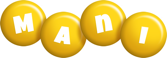 Mani candy-yellow logo