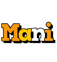 Mani cartoon logo