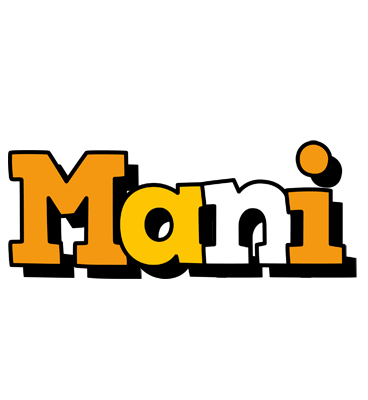 Mani cartoon logo