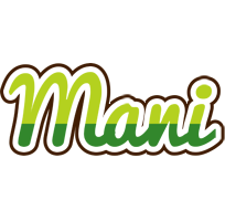 Mani golfing logo