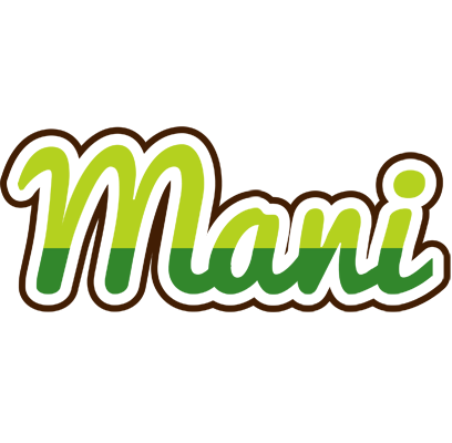 Mani golfing logo