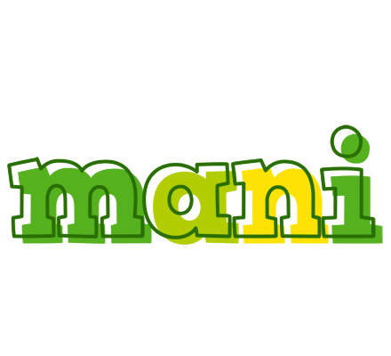 Mani juice logo
