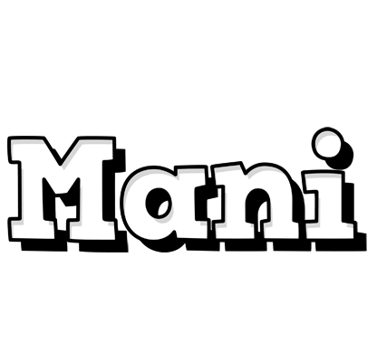 Mani snowing logo