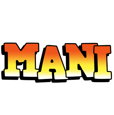 Mani sunset logo