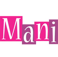 Mani whine logo
