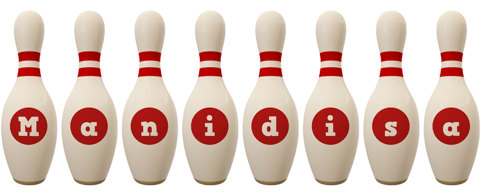 Manidisa bowling-pin logo