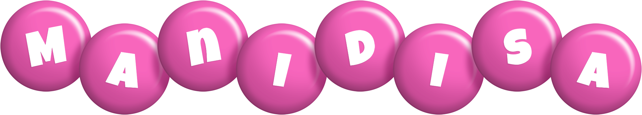 Manidisa candy-pink logo