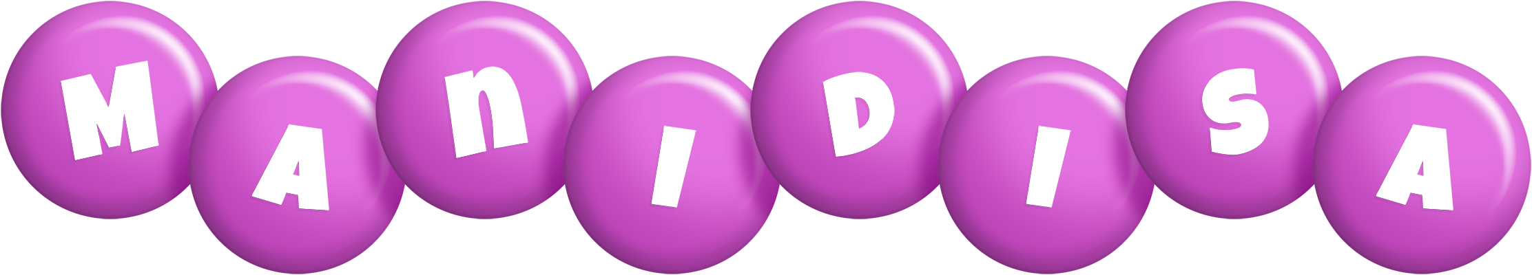 Manidisa candy-purple logo