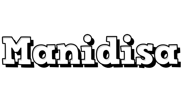 Manidisa snowing logo