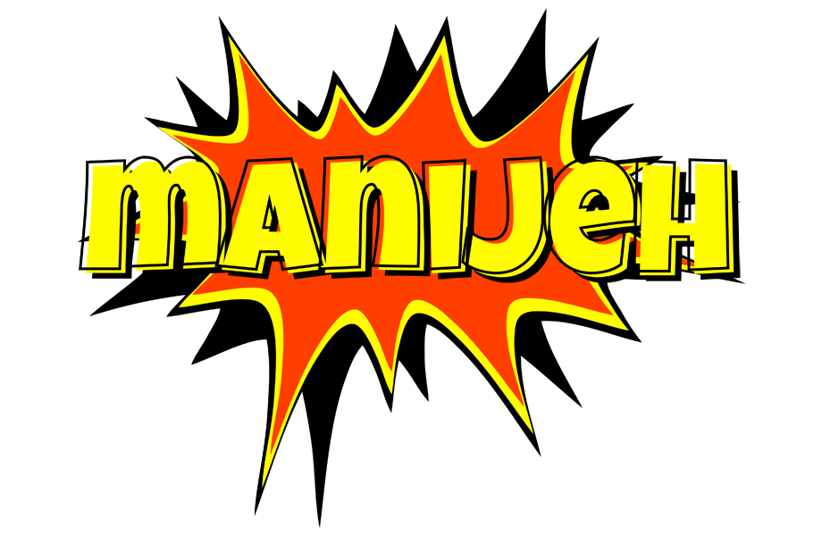 Manijeh bazinga logo