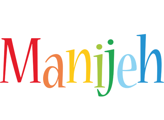 Manijeh birthday logo