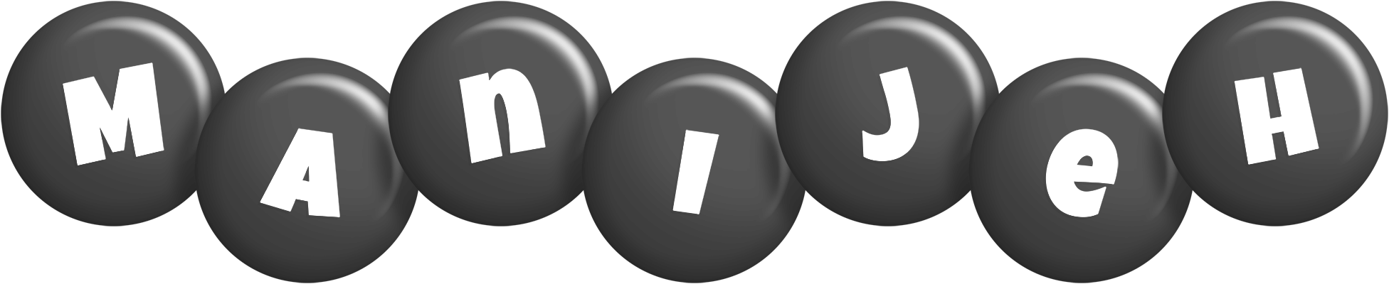 Manijeh candy-black logo