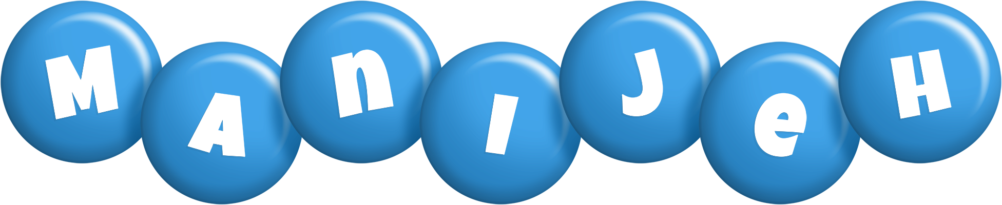 Manijeh candy-blue logo