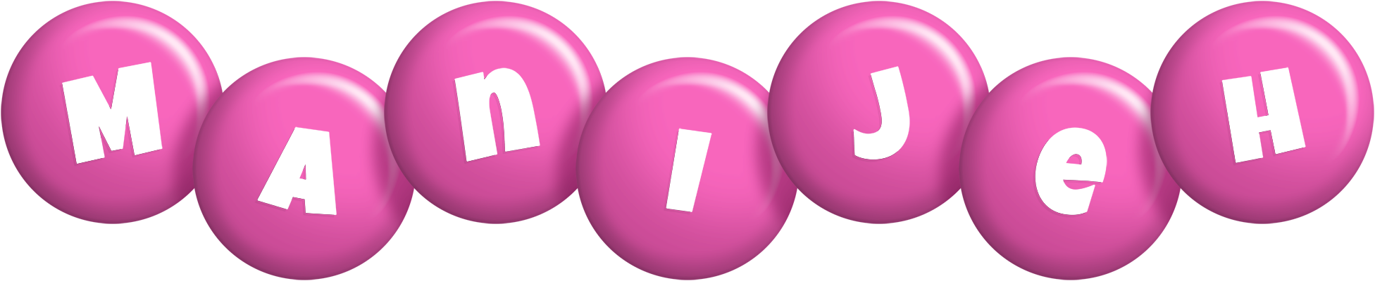Manijeh candy-pink logo