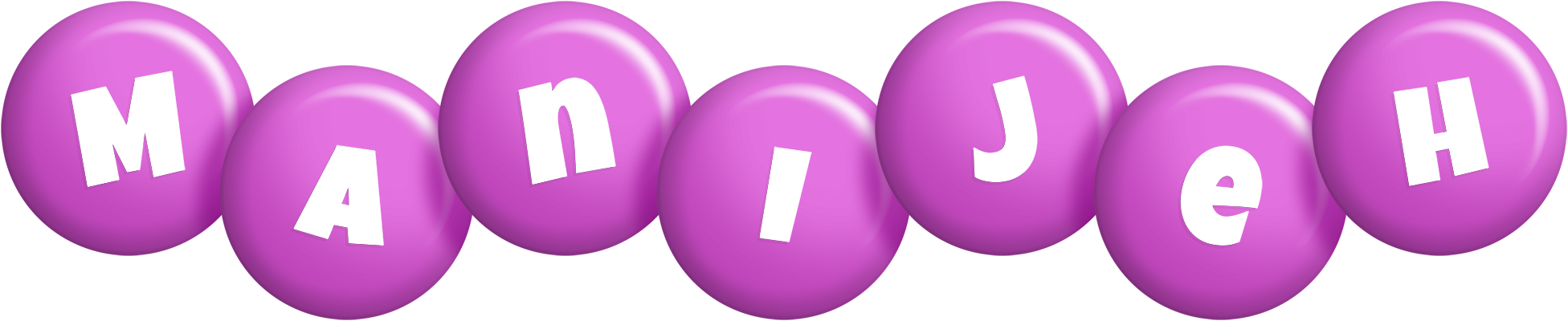 Manijeh candy-purple logo