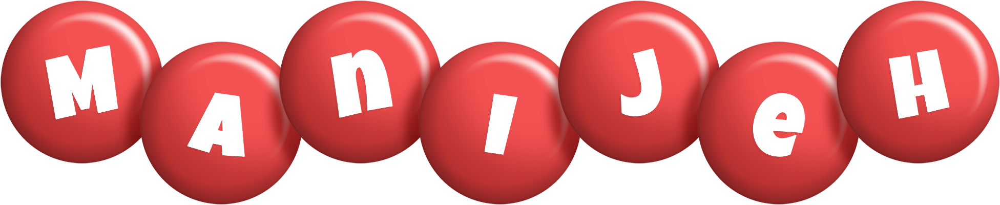 Manijeh candy-red logo
