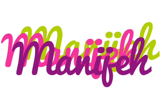 Manijeh flowers logo